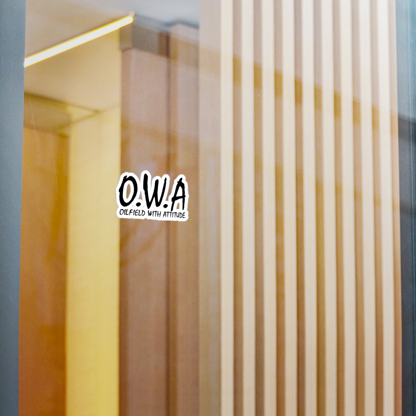 O.W.A. 'Oilfield With Attitude' - Vinyl Sticker