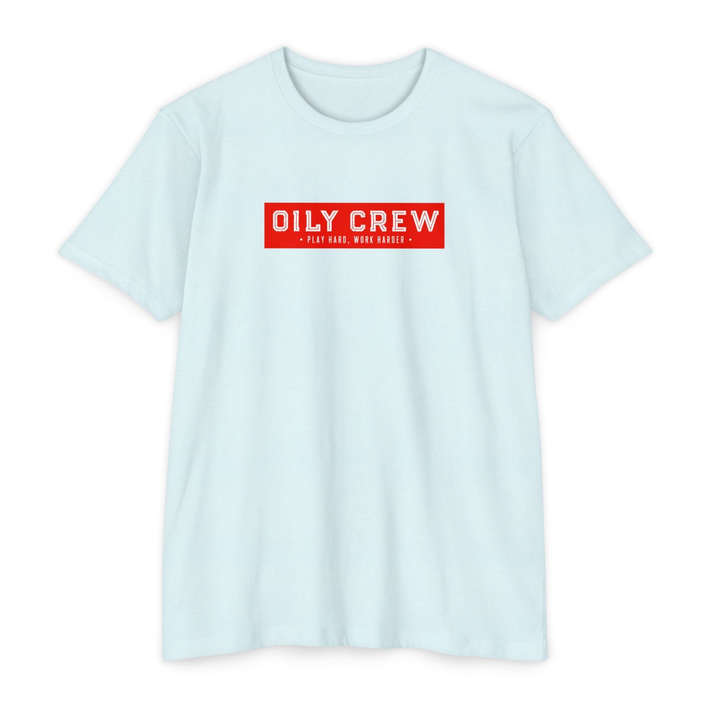 Oily Crew T-Shirt — Retro Red Box Logo