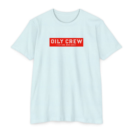 Oily Crew T-Shirt — Retro Red Box Logo