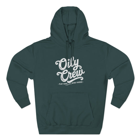 Oily Crew Hoodie – Vintage Script