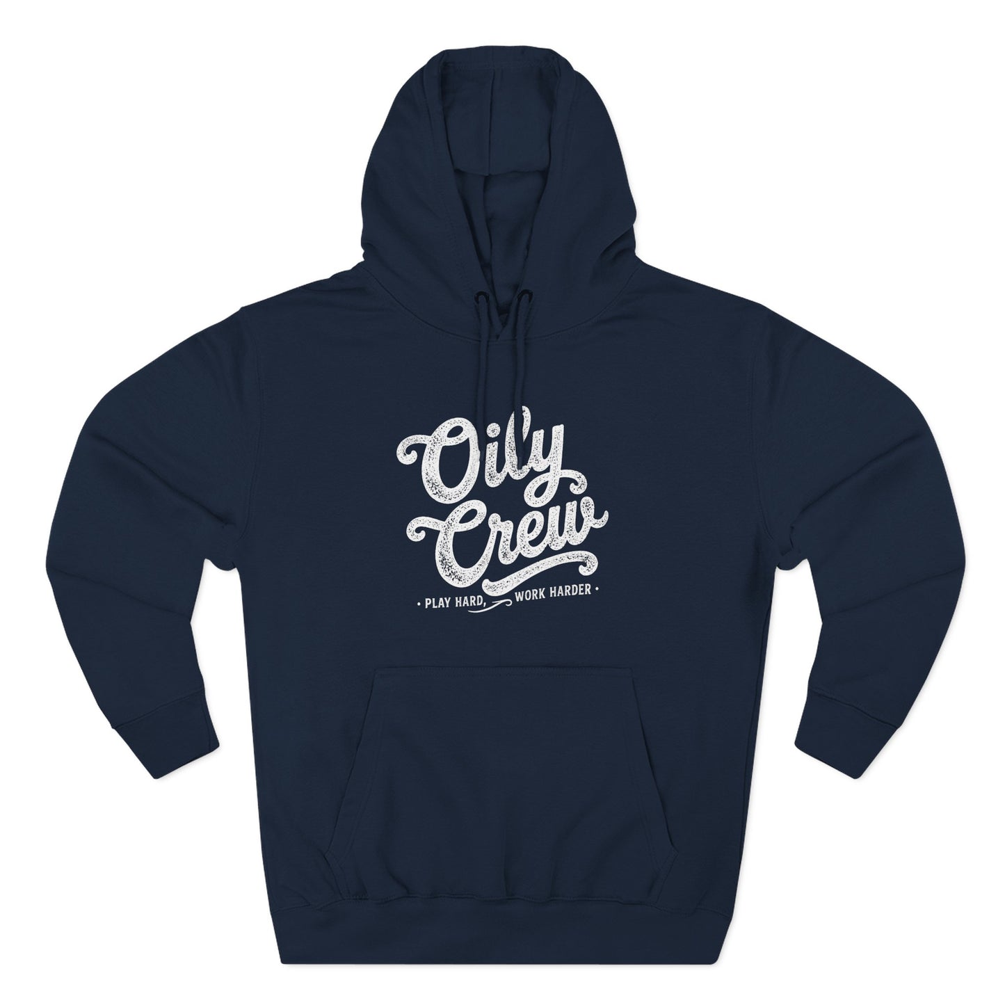 Oily Crew Hoodie – Vintage Script