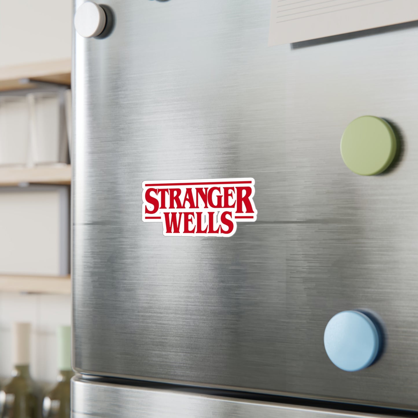 Stranger Wells Vinyl Sticker