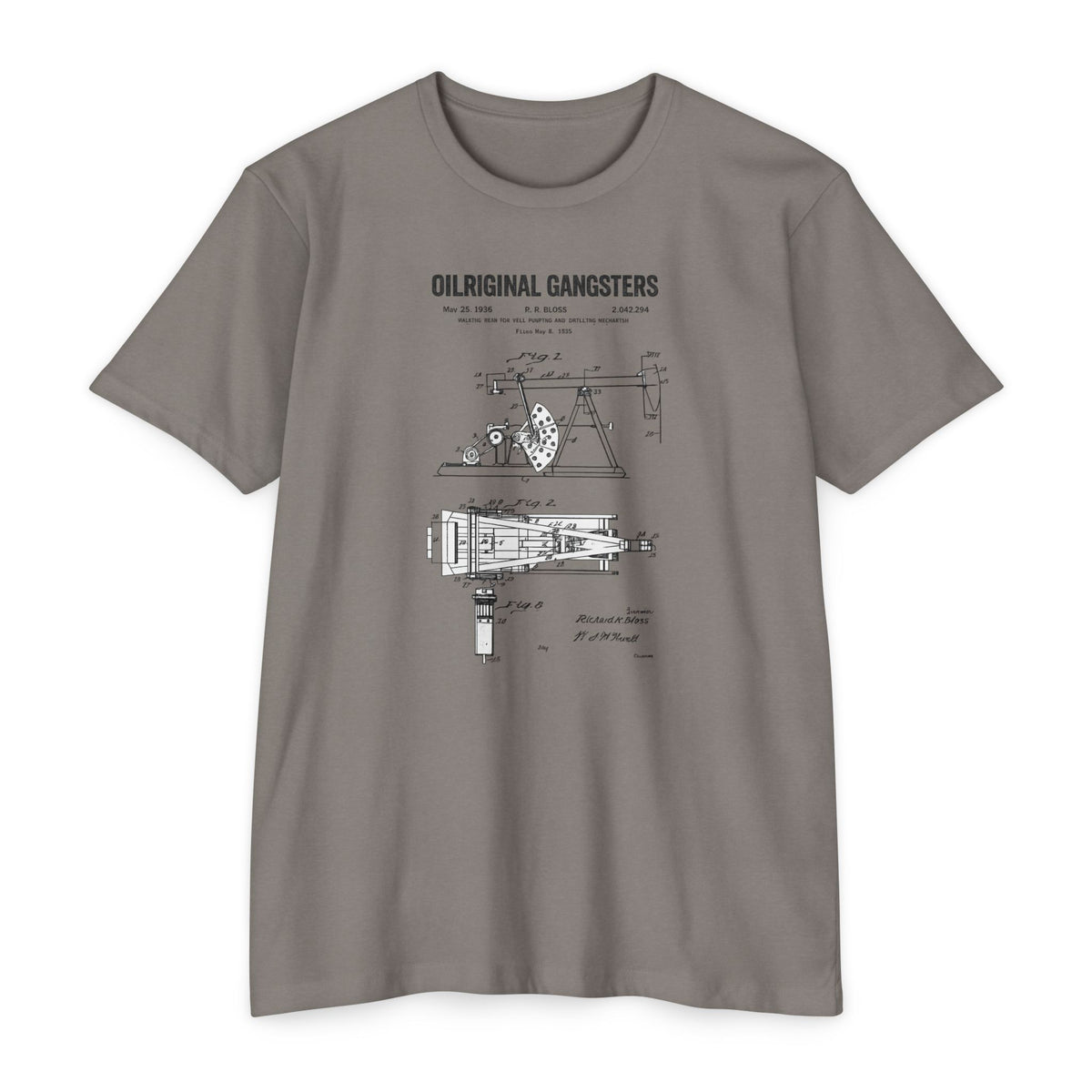 Oilriginal Gangsters Pump Jack Patent Diagram