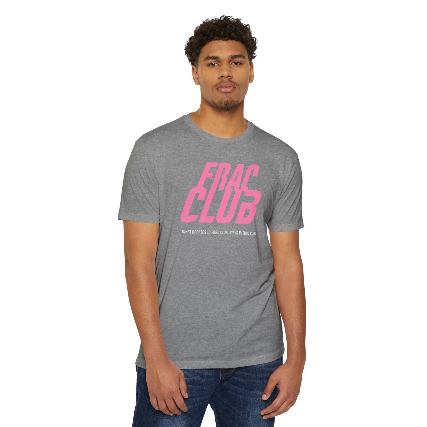 Frac Club T-Shirt — Retro Pink Logo