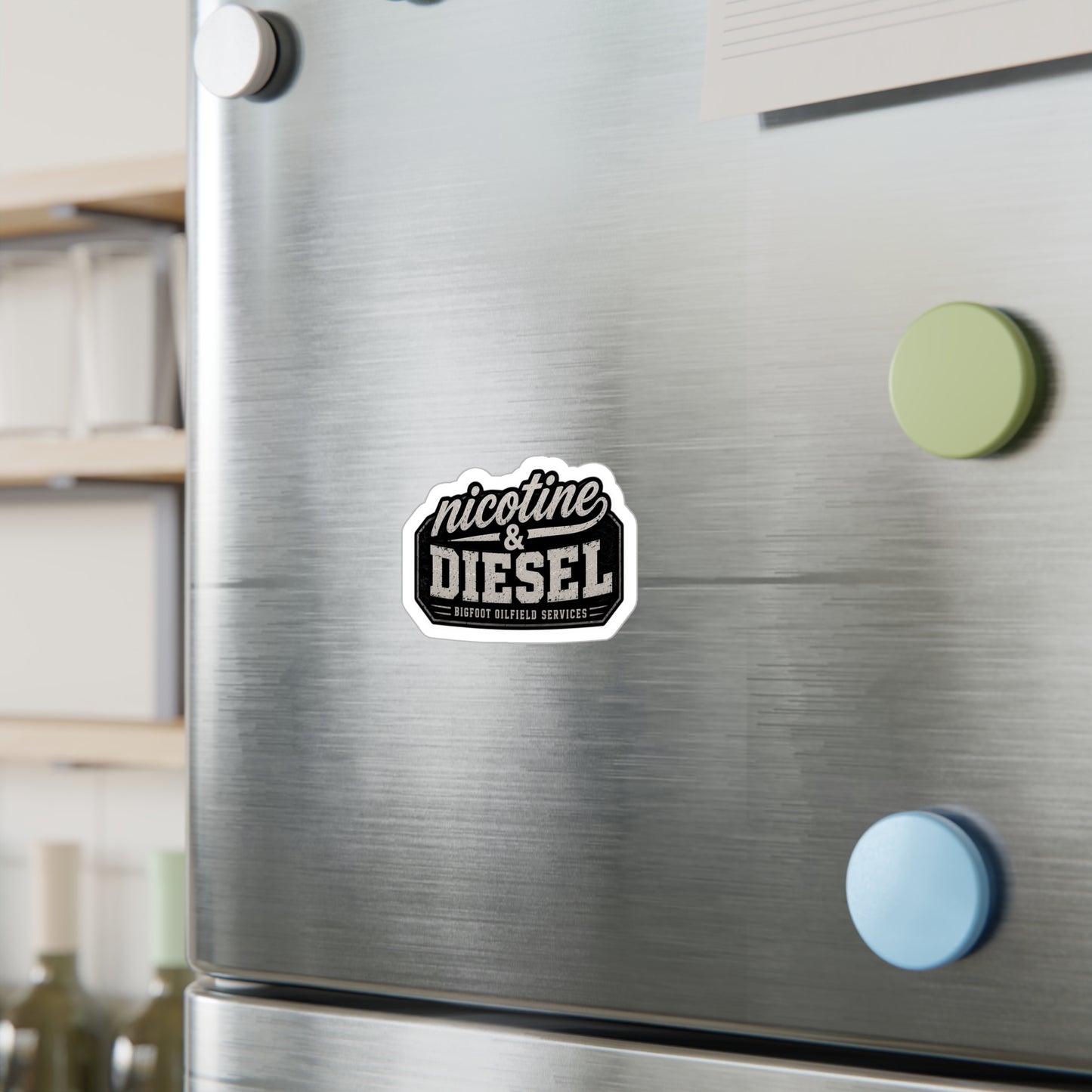 Nicotine & Diesel - Vinyl Sticker