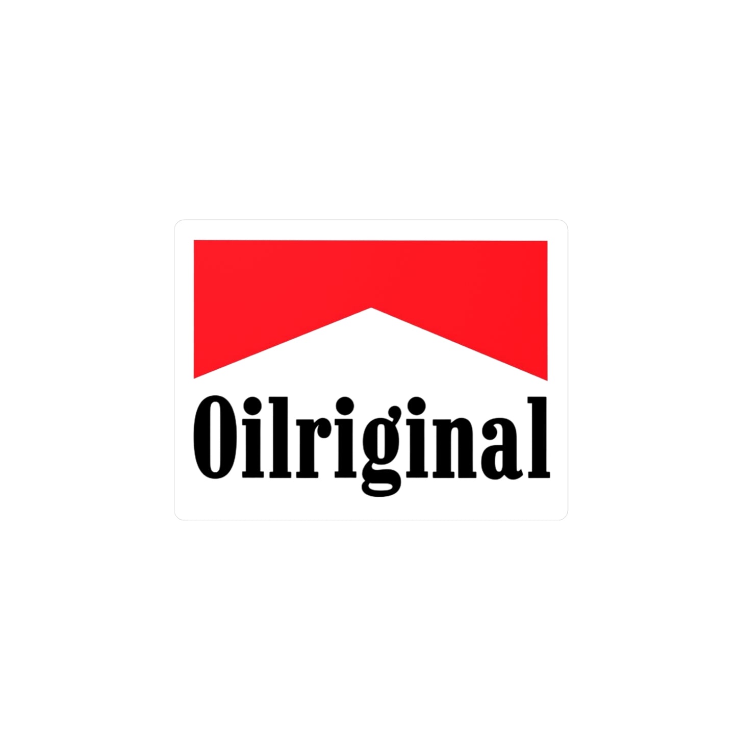 Oilriginal Malboro - Vinyl Decal