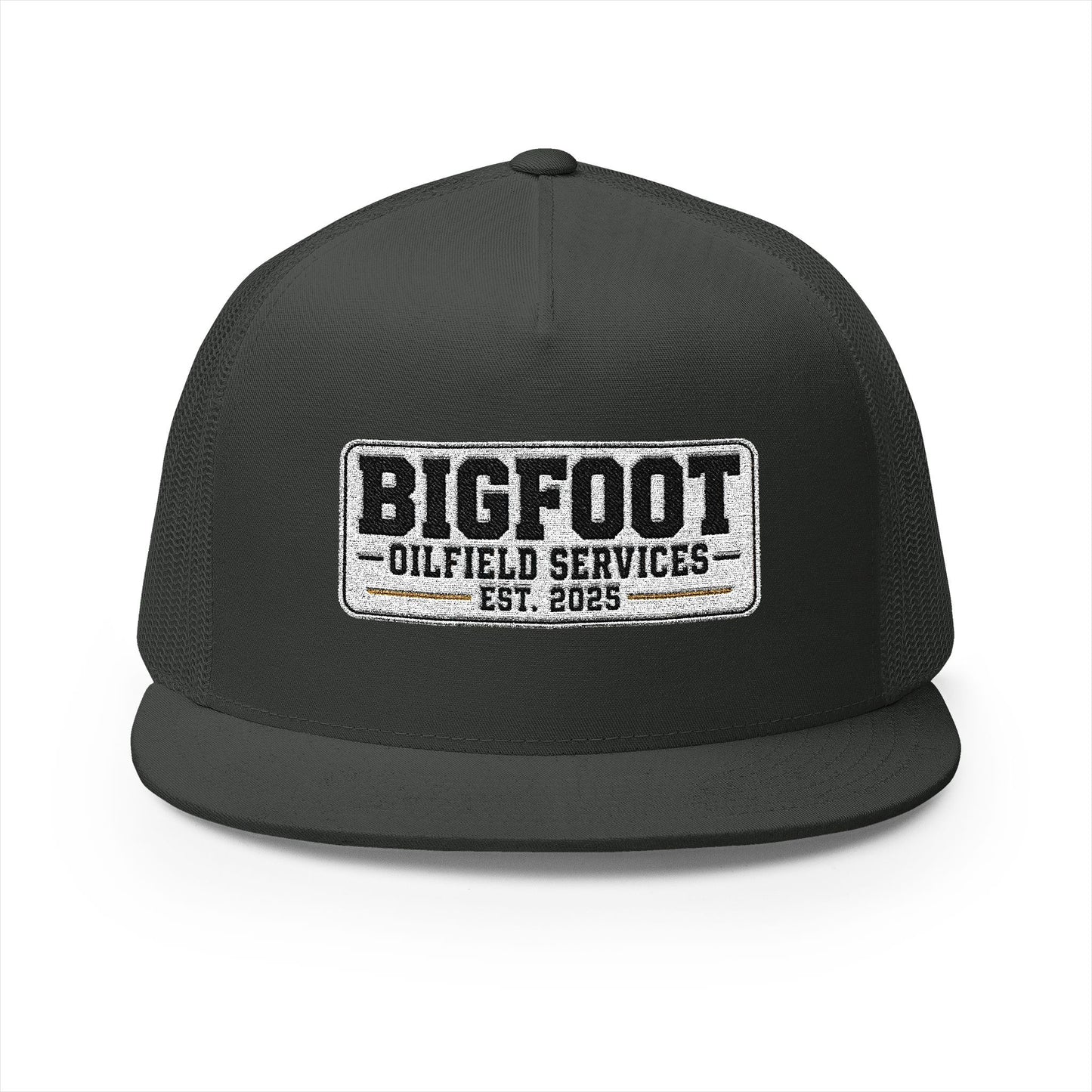 Bigfoot Oilfield Services Flat Bill Mesh Snapback