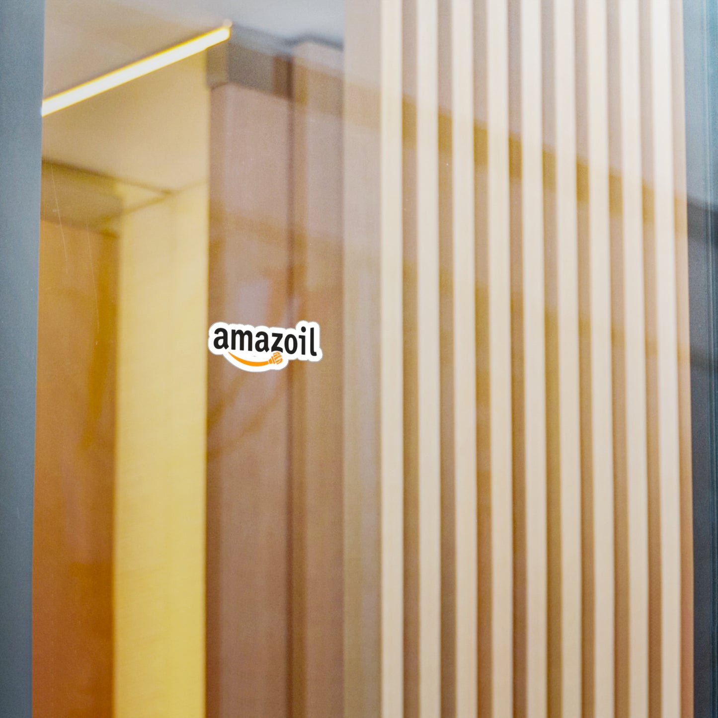 'amazoil' Logo Vinyl Sticker