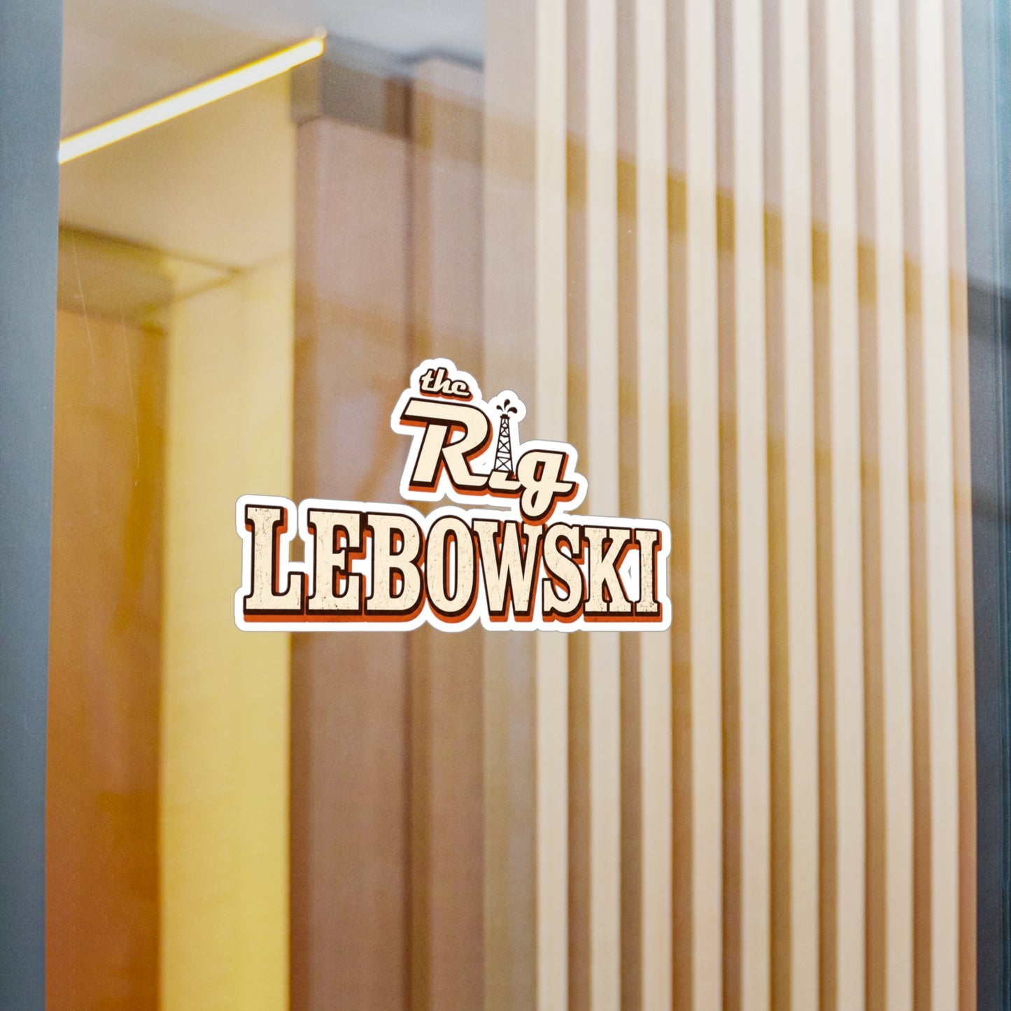 The Rig Lebowski - Vinyl Sticker