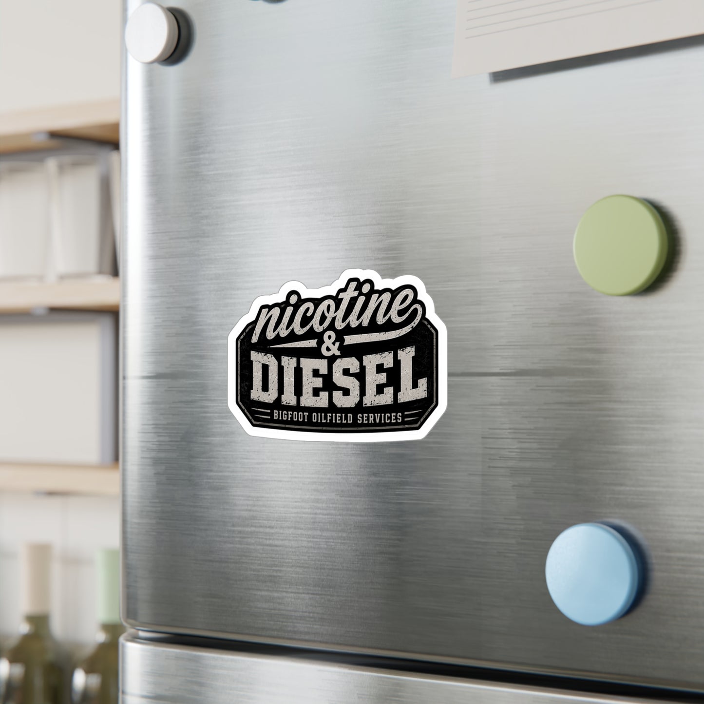 Nicotine & Diesel - Vinyl Sticker
