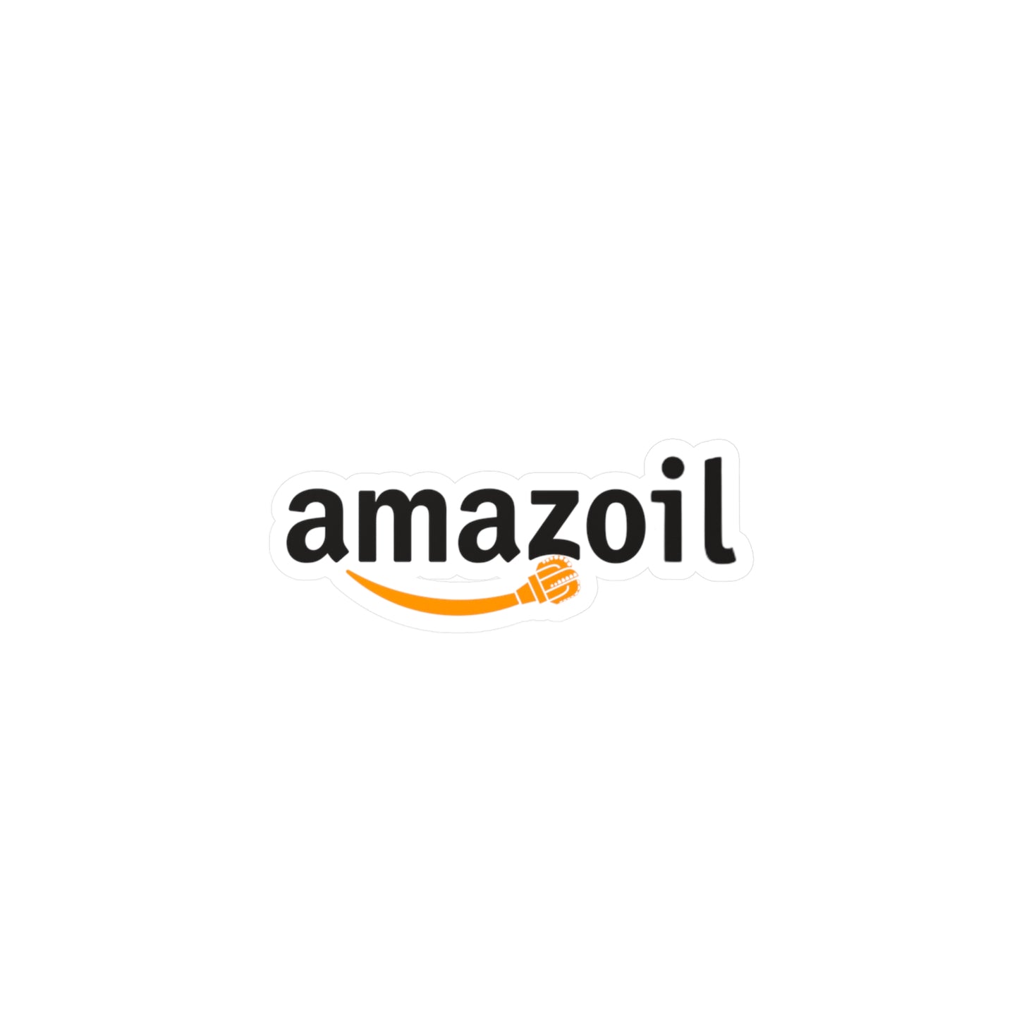 'amazoil' Logo Vinyl Sticker