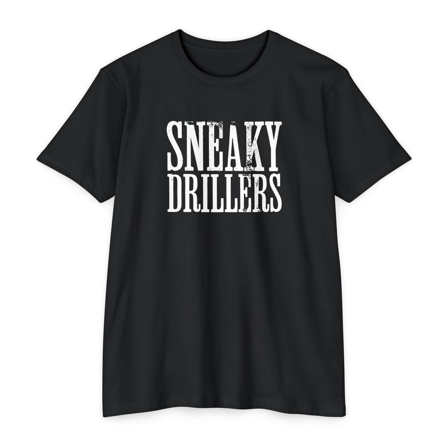 Sneaky Drillers T‑Shirt — Retro Athletic