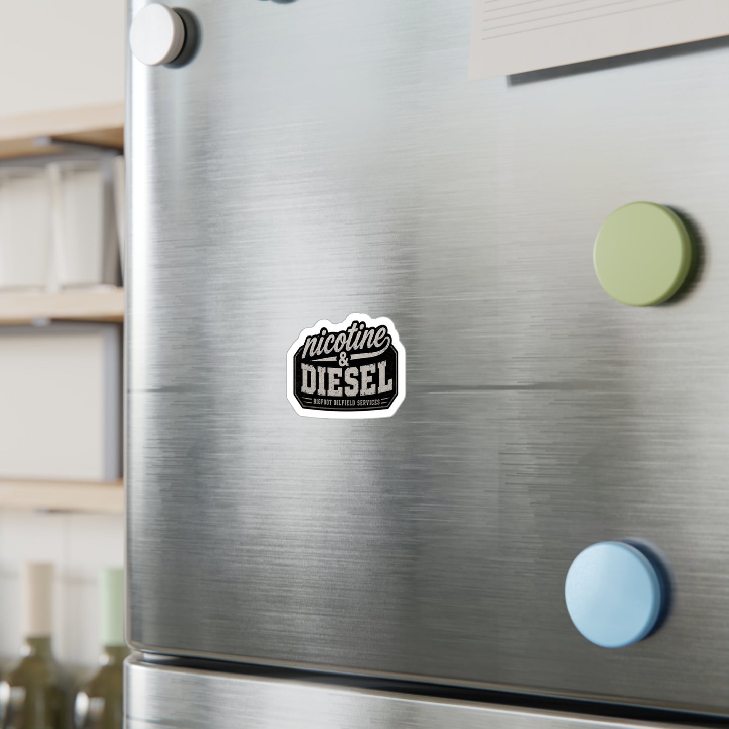Nicotine & Diesel - Vinyl Sticker