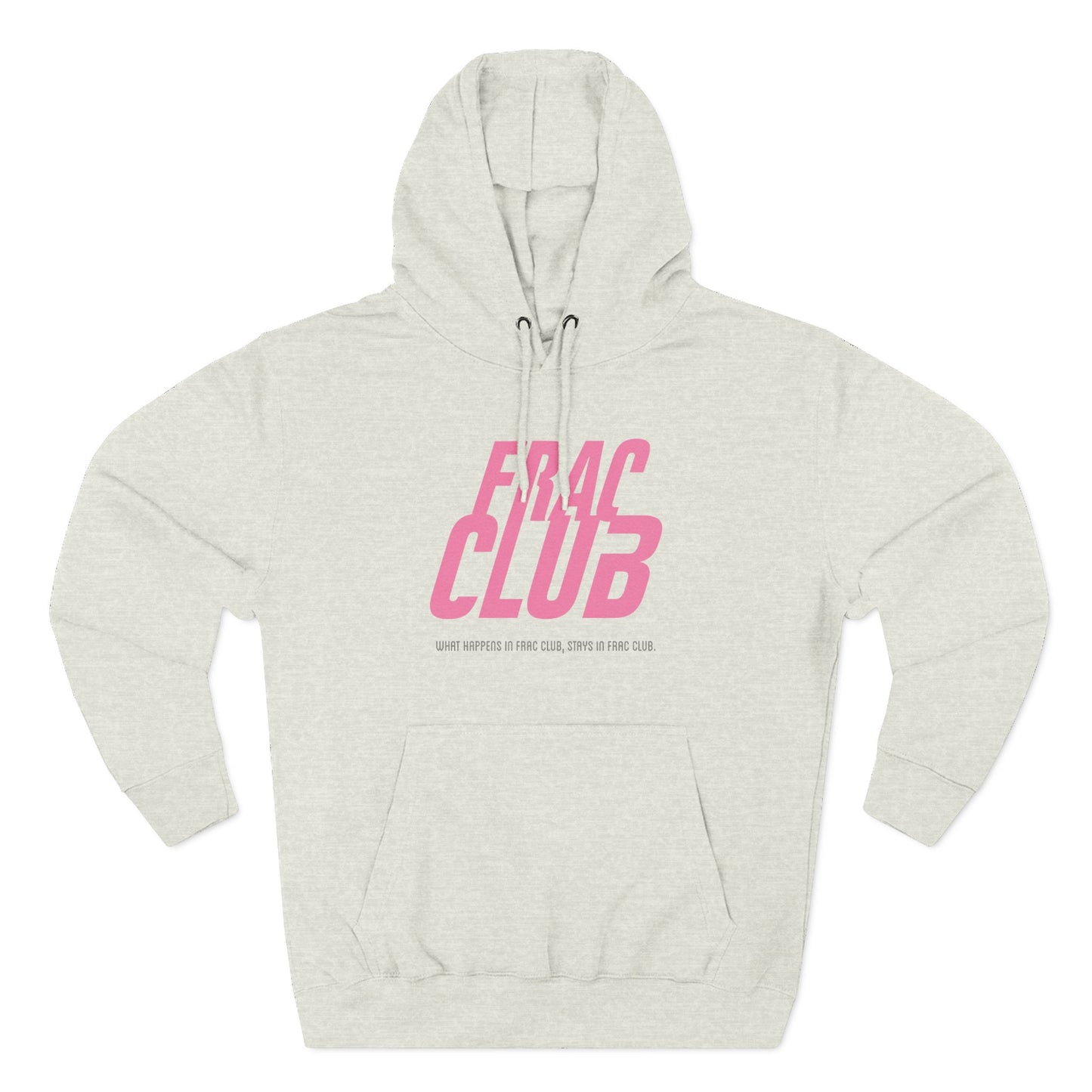 Frac Club Hoodie — Pink Logo