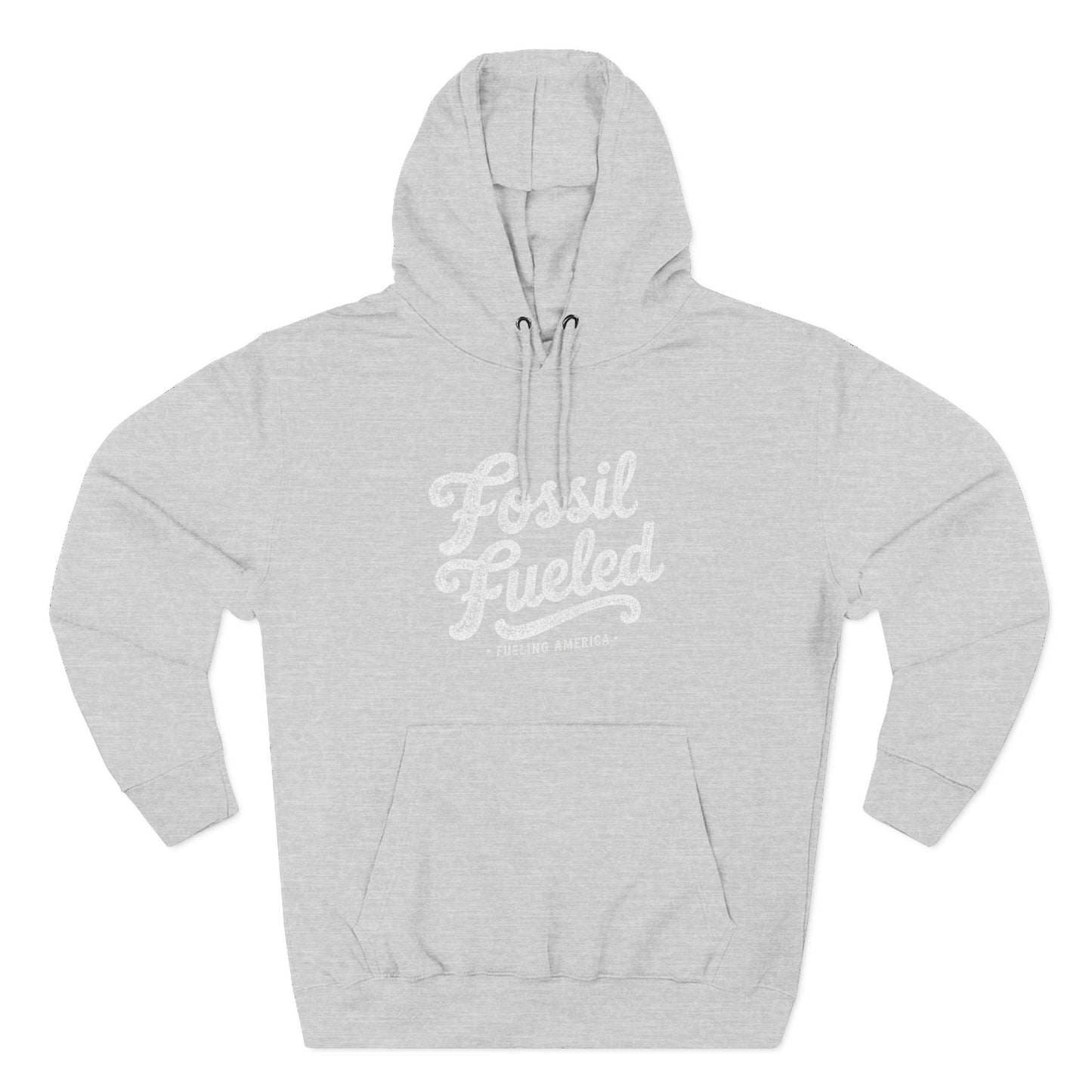 Fossil Fueled Hoodie Retro Script