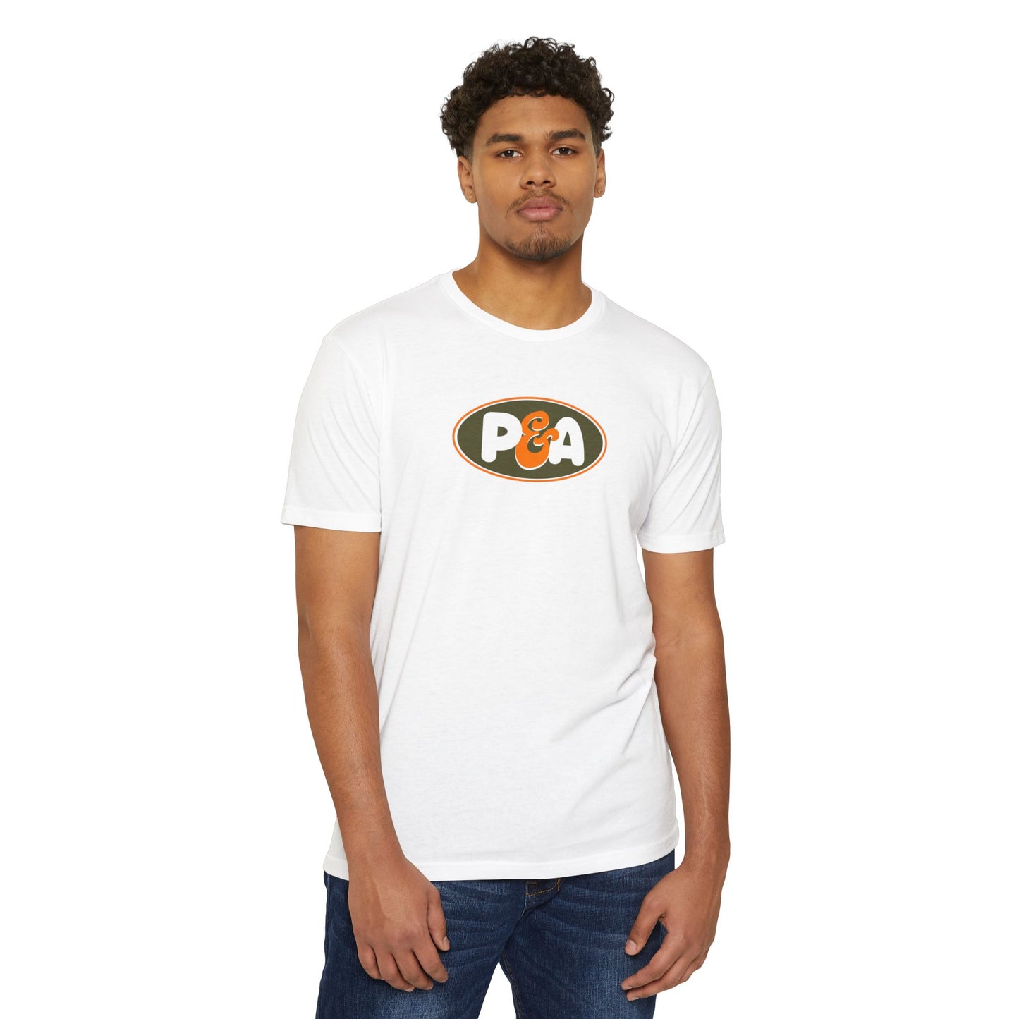 P&A Retro Oval Logo T-Shirt