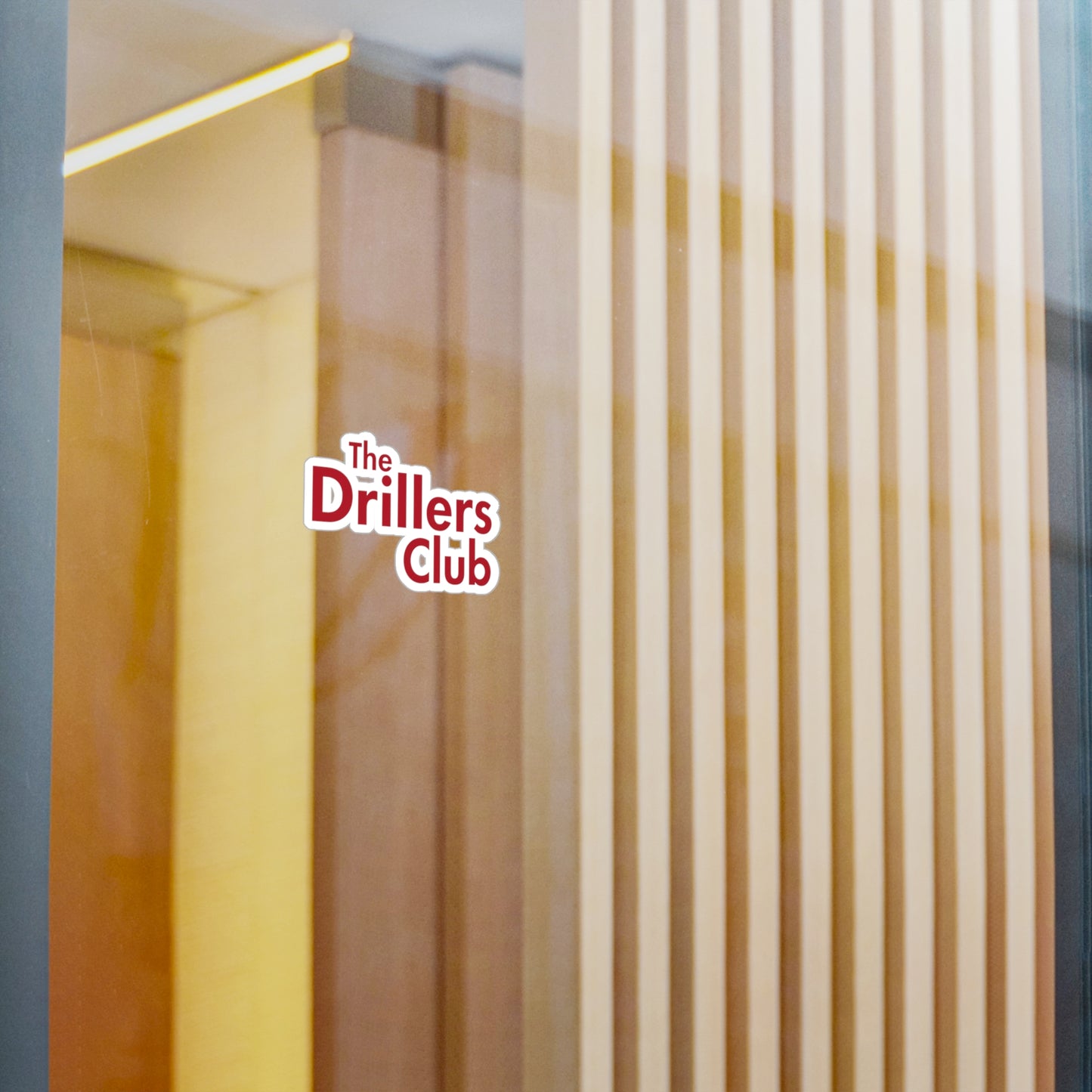 The Drillers Club Vinyl Sticker