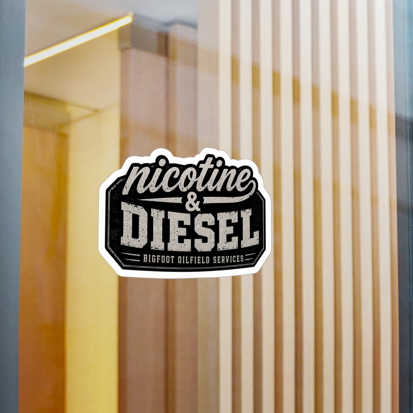 Nicotine & Diesel - Vinyl Sticker