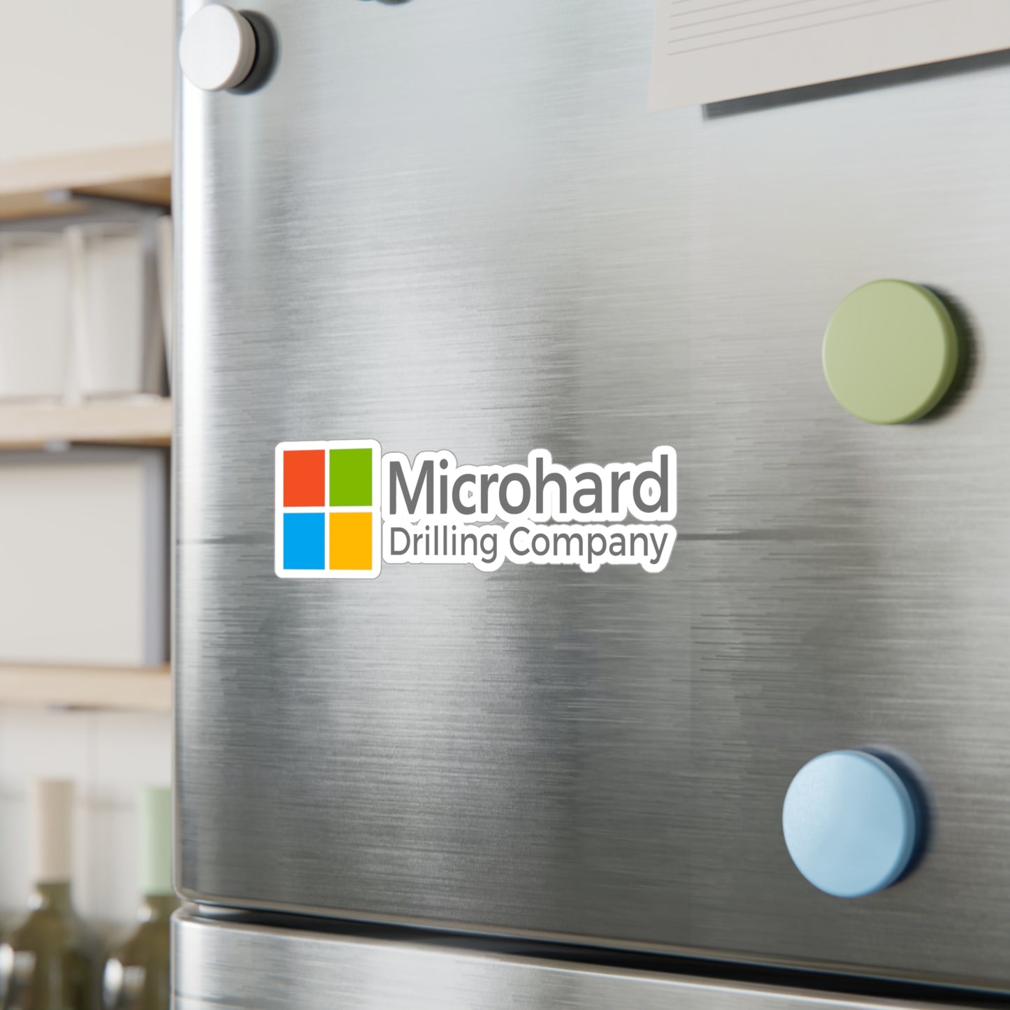 'Microhard Drilling Company' Logo Vinyl Sticker