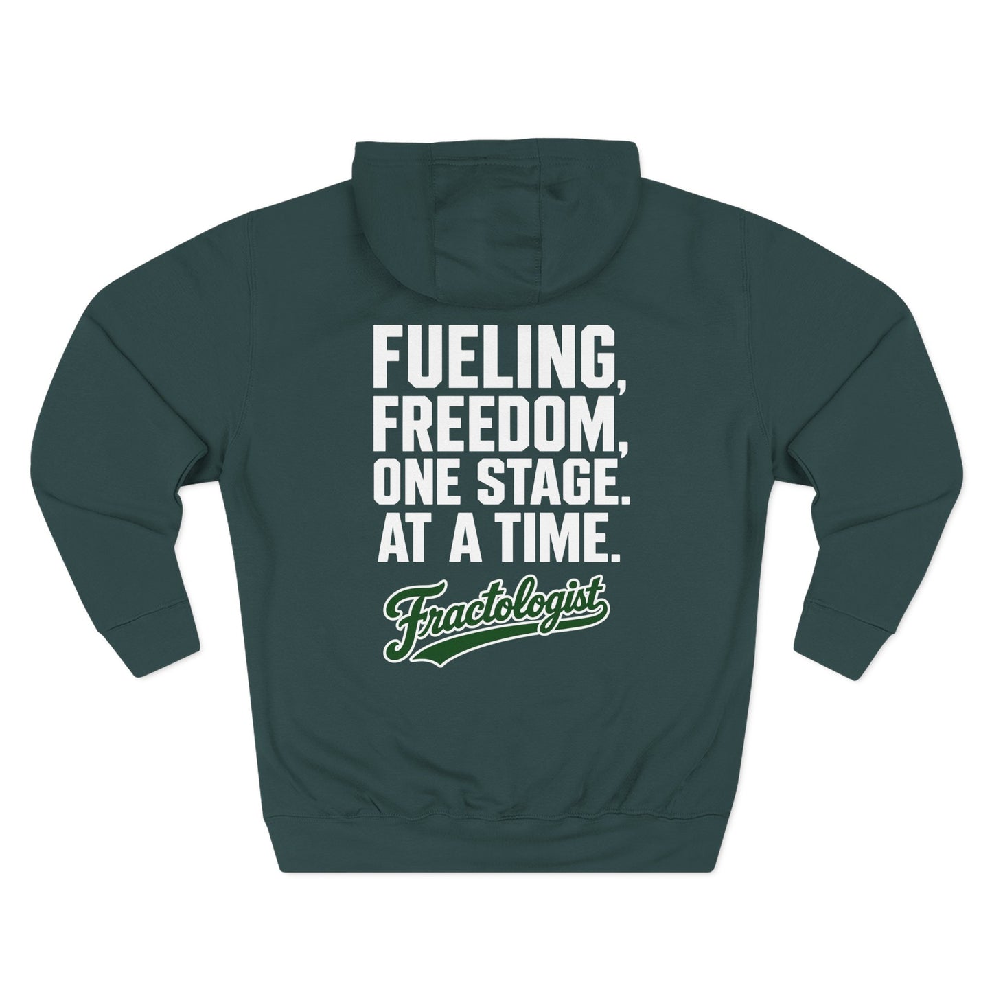 “Fueling Freedom, One Stage at a Time” Fleece Pullover