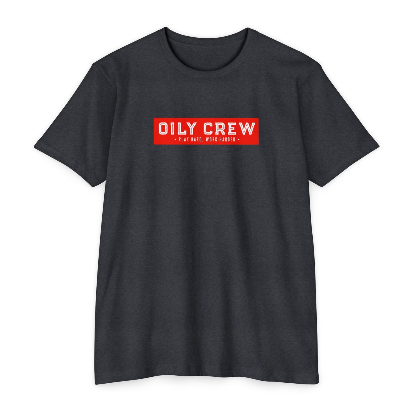 Oily Crew T-Shirt — Retro Red Box Logo