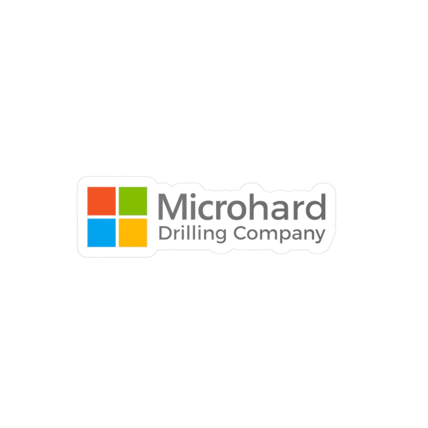 'Microhard Drilling Company' Logo Vinyl Sticker