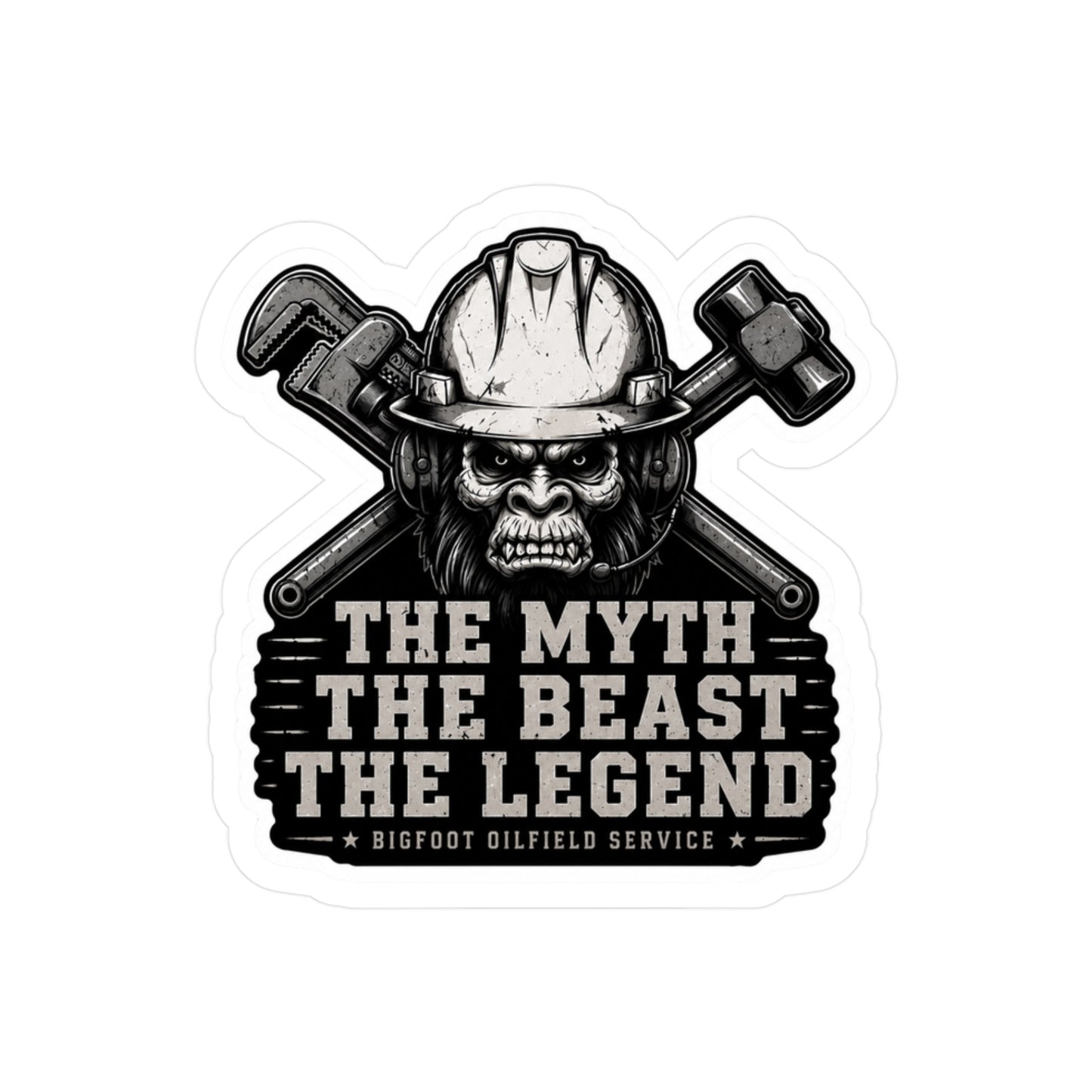 The Myth The Beast The Legend - Vinyl Sticker