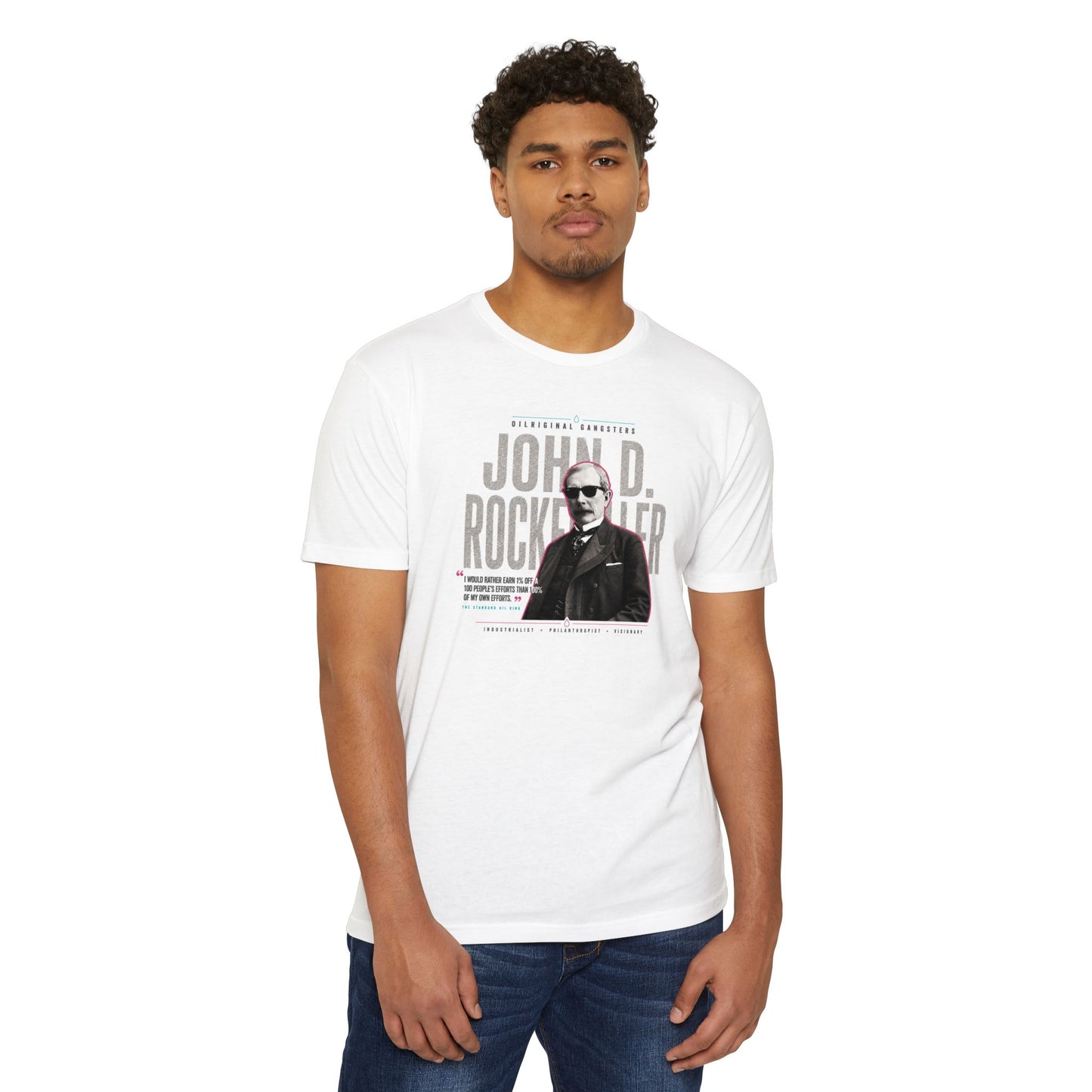 John D. Rockefeller Vintage Portrait T-Shirt