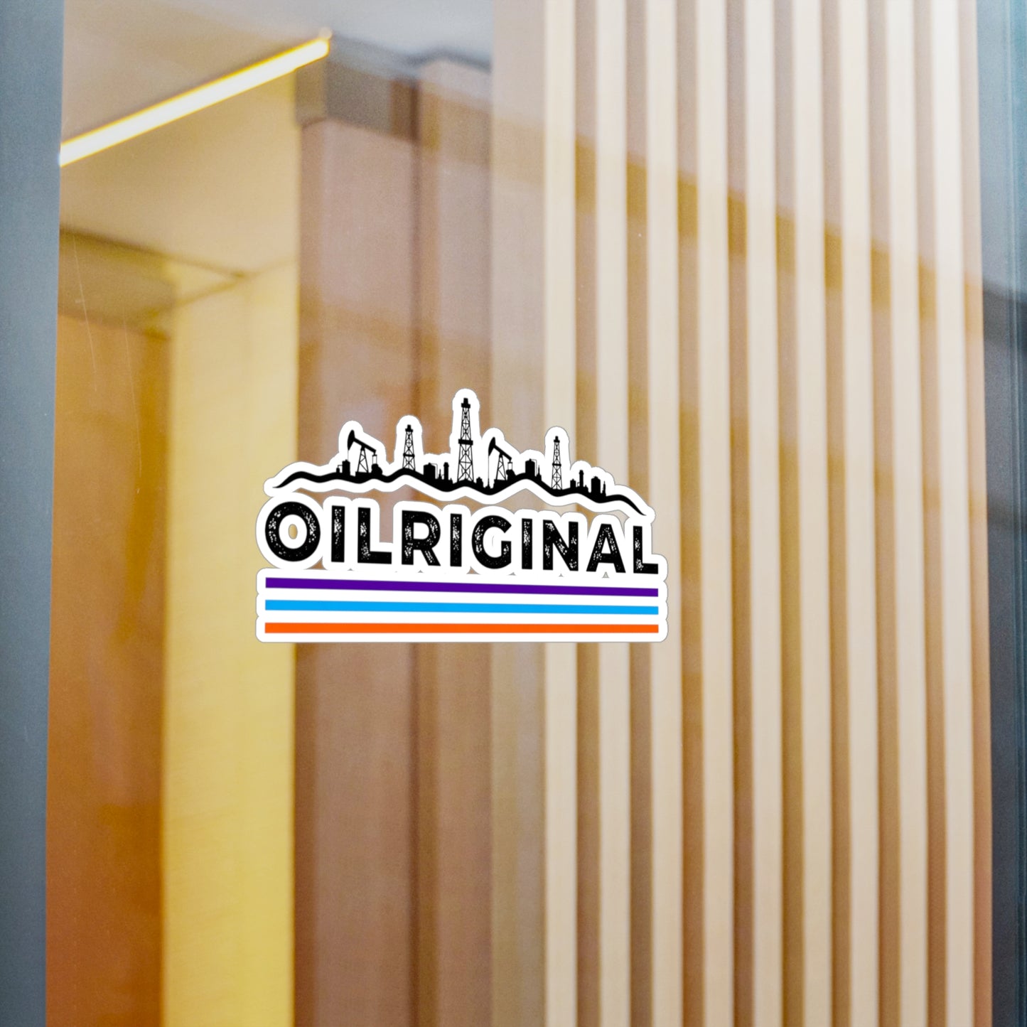 Oilriginal Skyline Vinyl Sticker