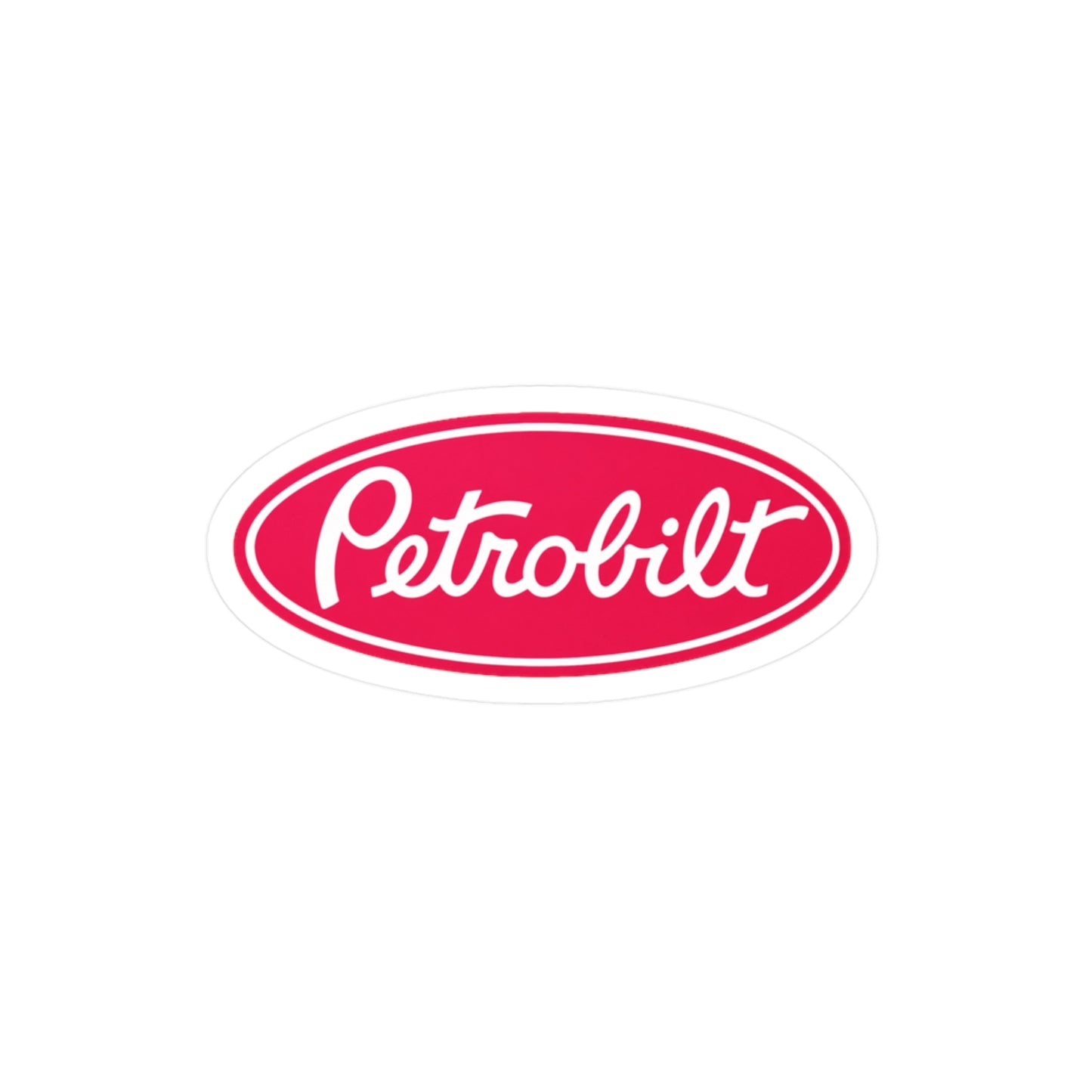 Petrobilt Red Oval - Vinyl Sticker