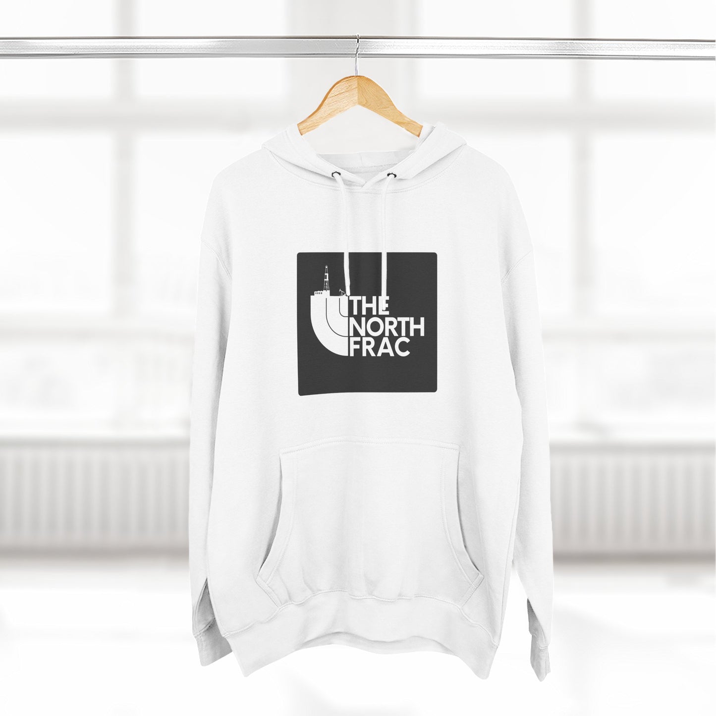 The North Frac - Black Logo Hoodie