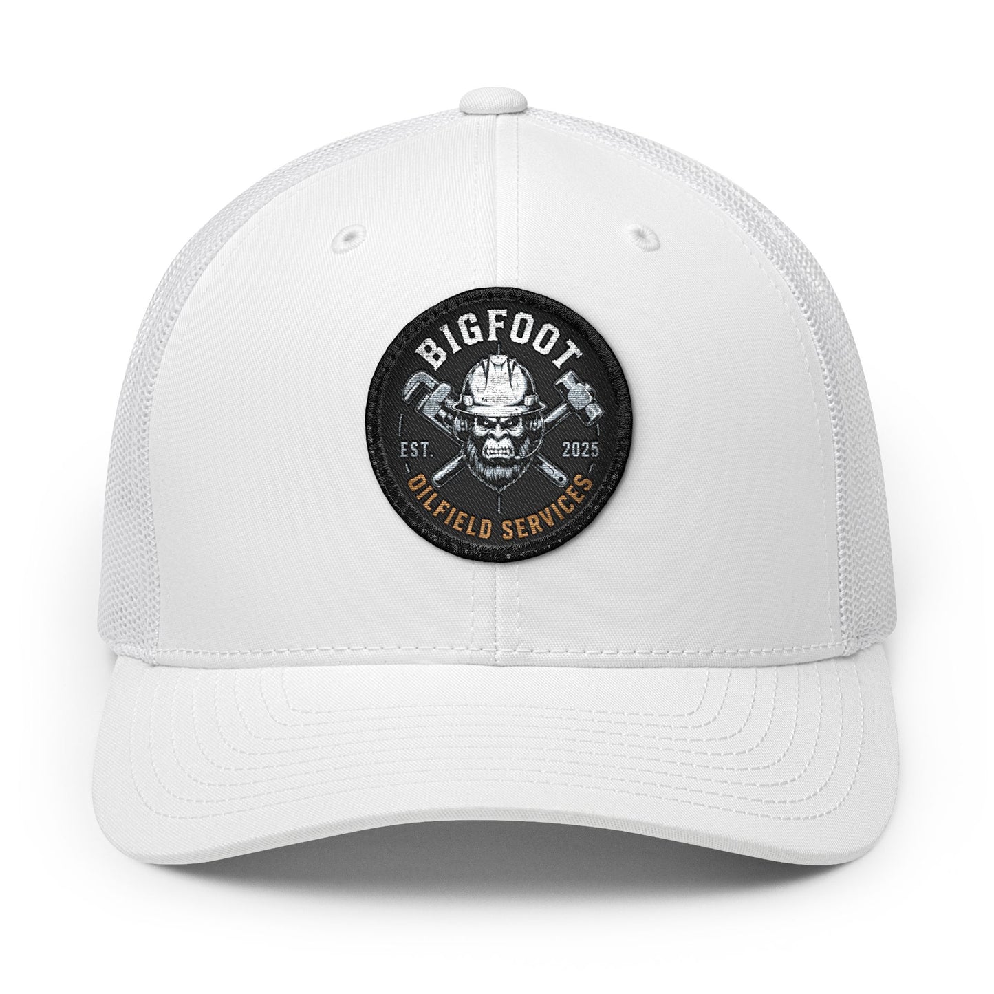Bigfoot Field Services Embroidered — Patch Snapback Hat