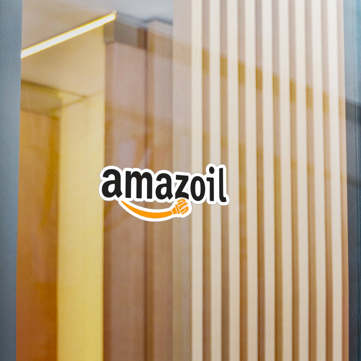 'amazoil' Logo Vinyl Sticker