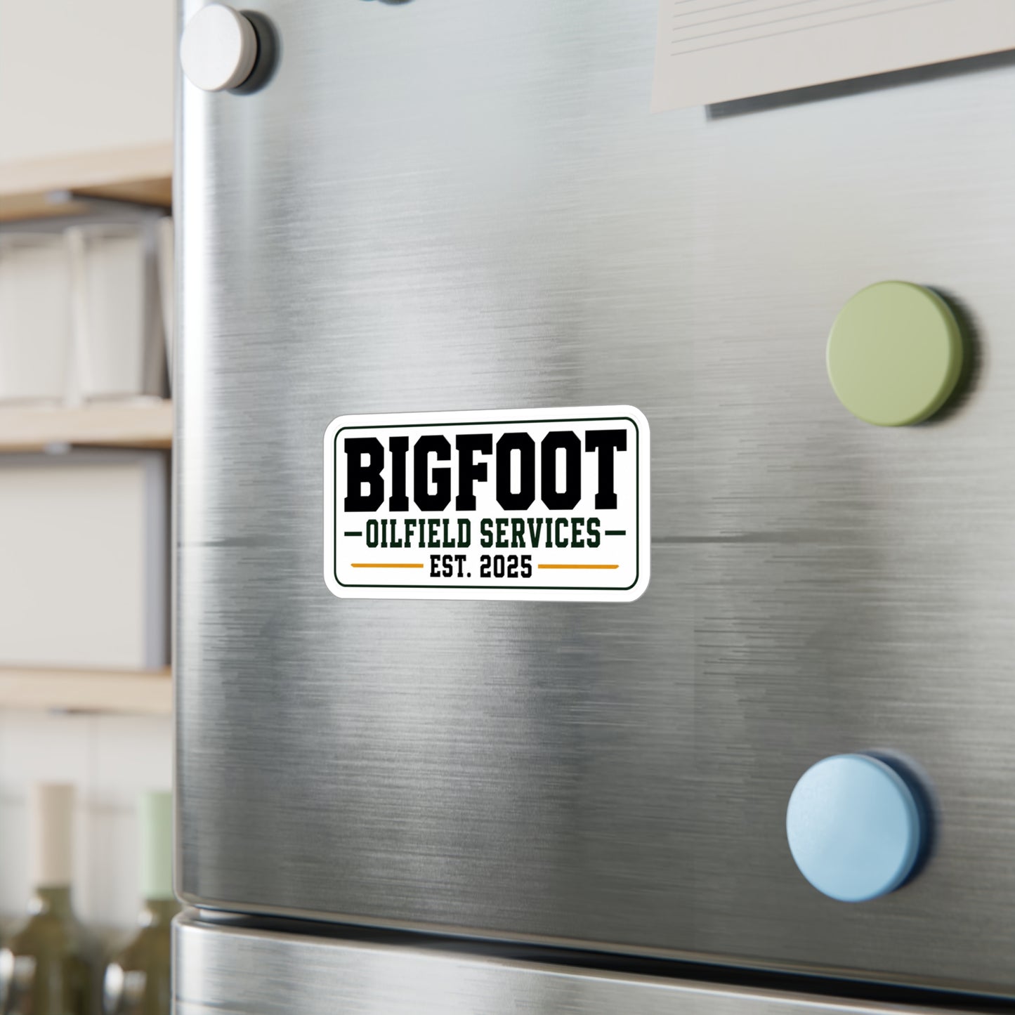 Bigfoot Oilfield Services - Vinyl Sticker — Established 2025 Sticker