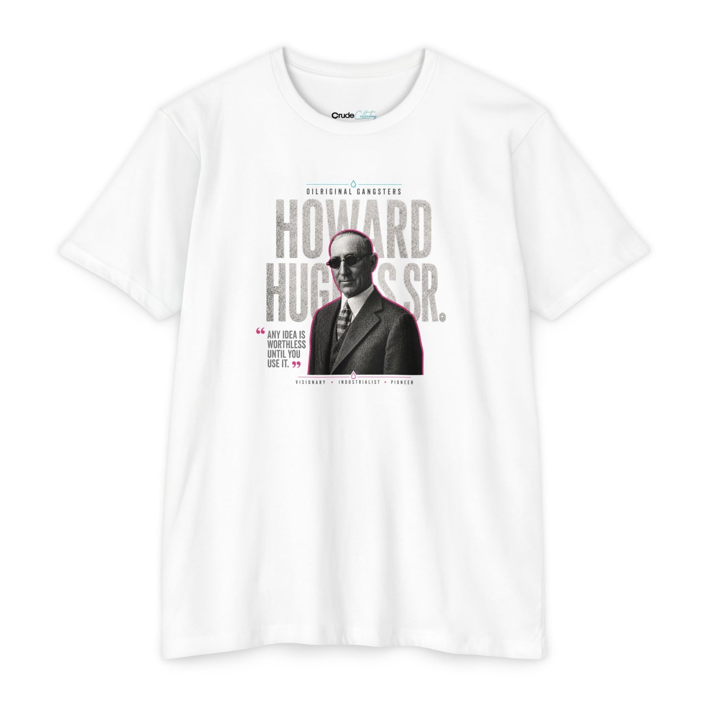 Howard Hughes Sr. Vintage Portrait T-Shirt