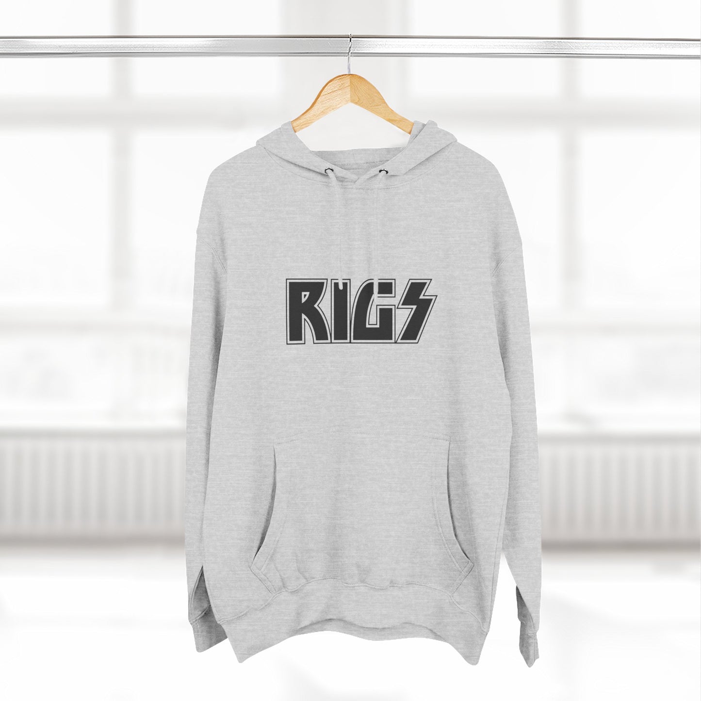 Rigs Logo Hoodie - Retro Rock Band