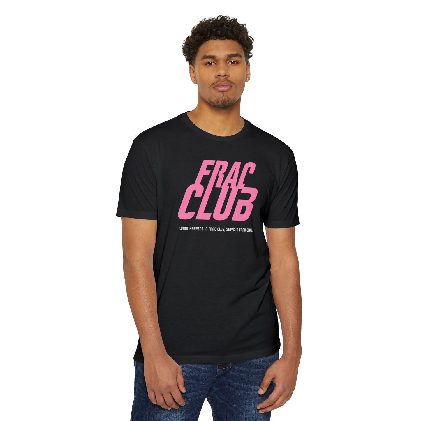 Frac Club T-Shirt — Retro Pink Logo