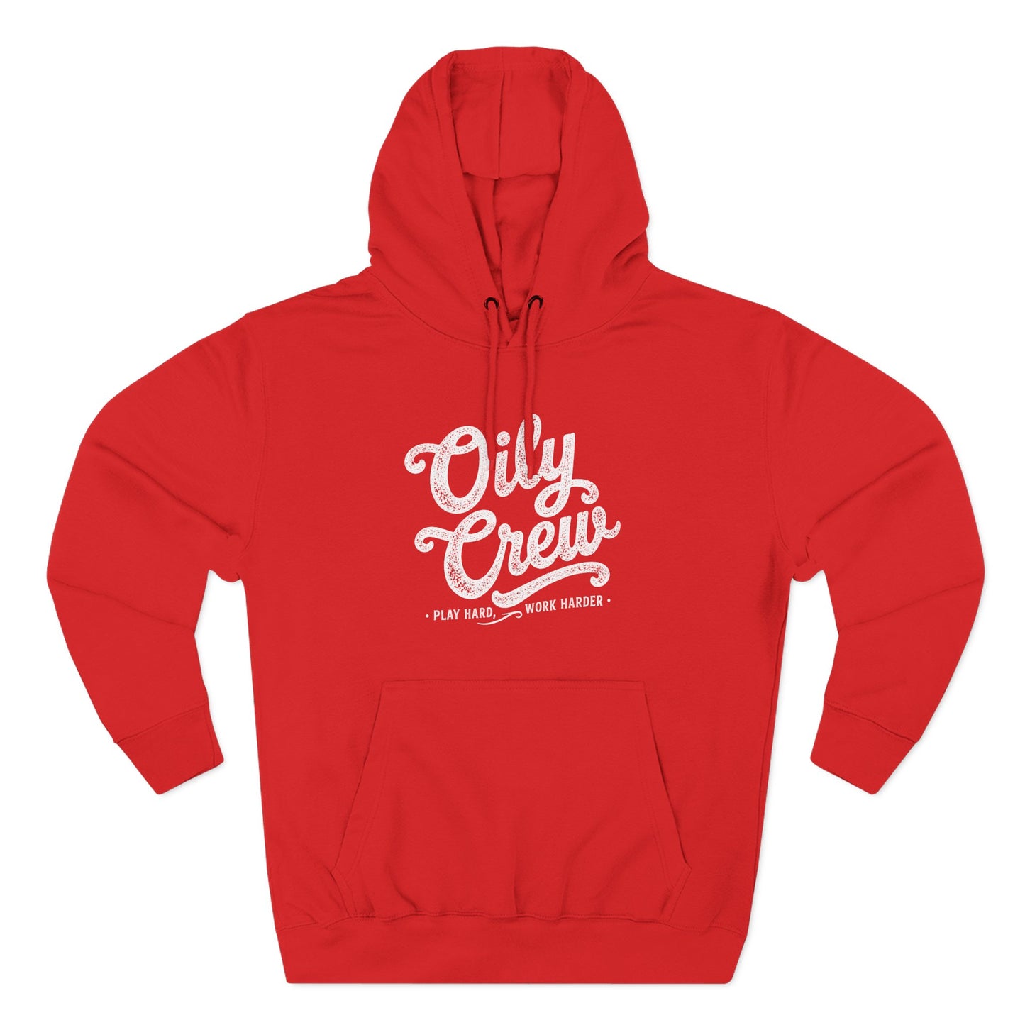 Oily Crew Hoodie – Vintage Script