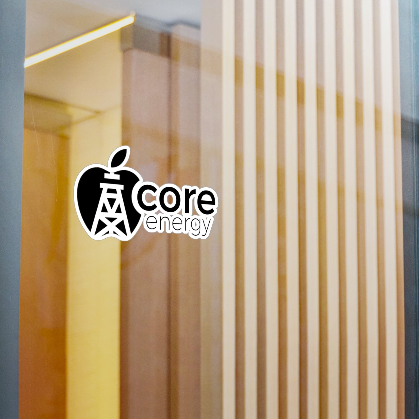 Apple Core Energy Logo Vinyl Sticker