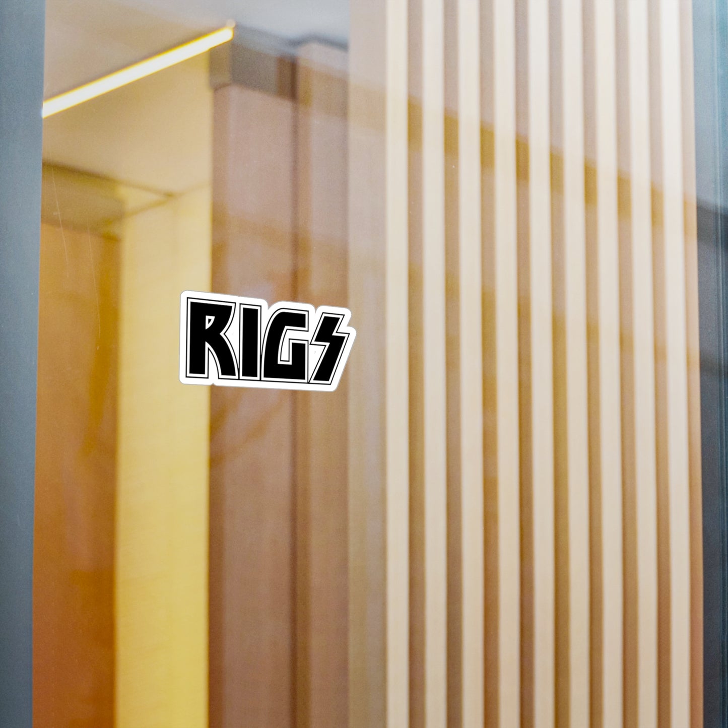RIGS Rock Logo Vinyl Sticker