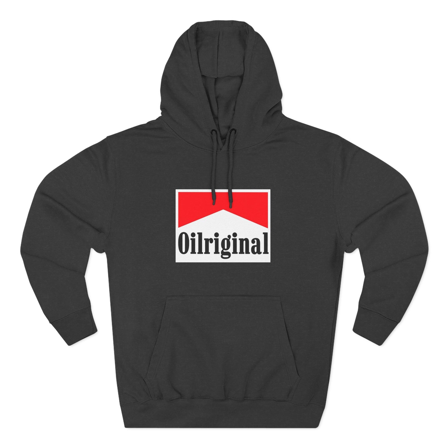 Oilriginal Logo Hoodie - Retro Red Graphic