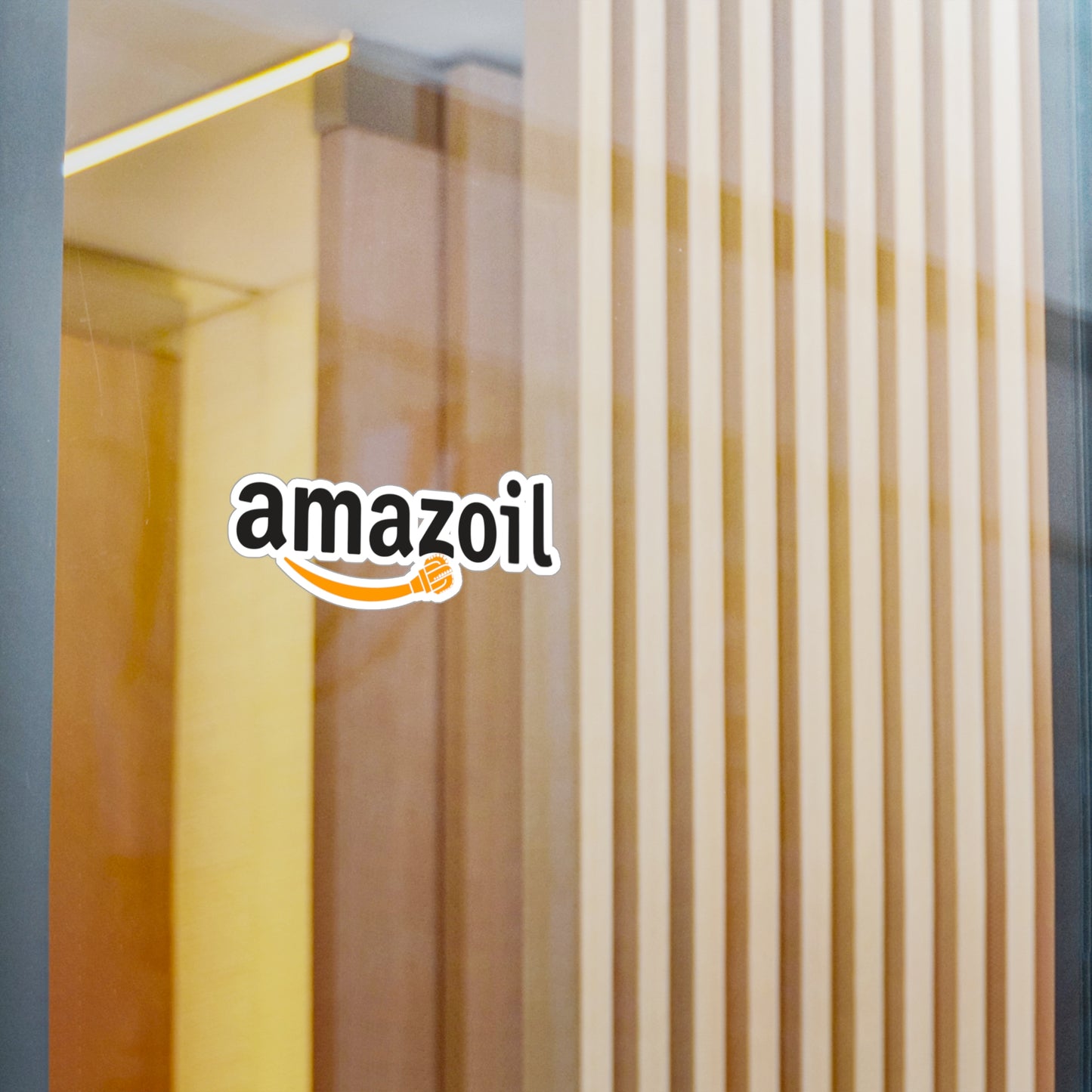 'amazoil' Logo Vinyl Sticker