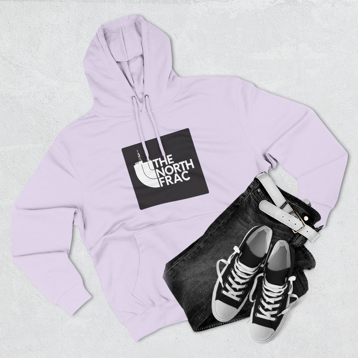 The North Frac - Black Logo Hoodie
