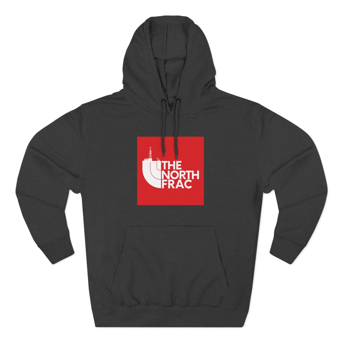 The North Frac Red Logo Hoodie