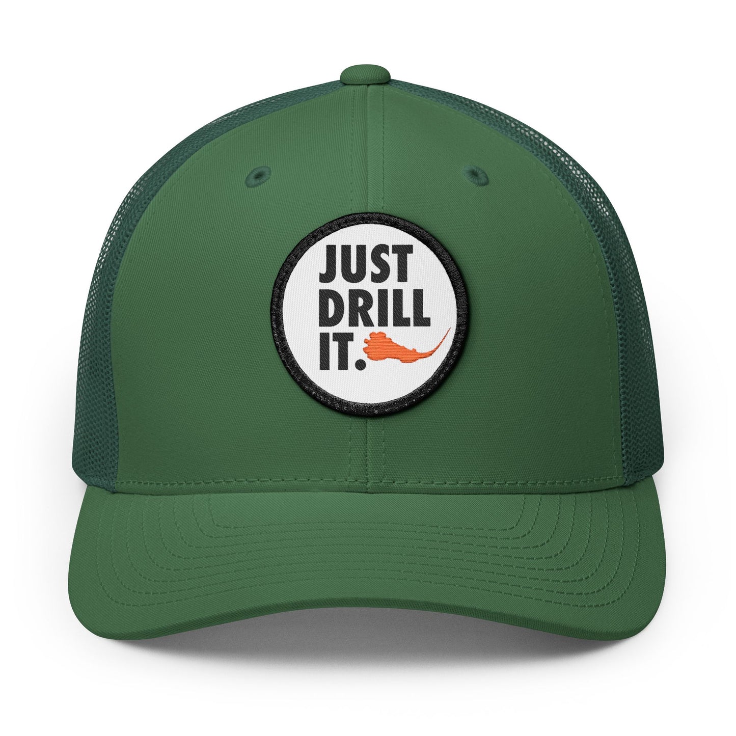 "Just Drill It" Embroidered Patch Snapback