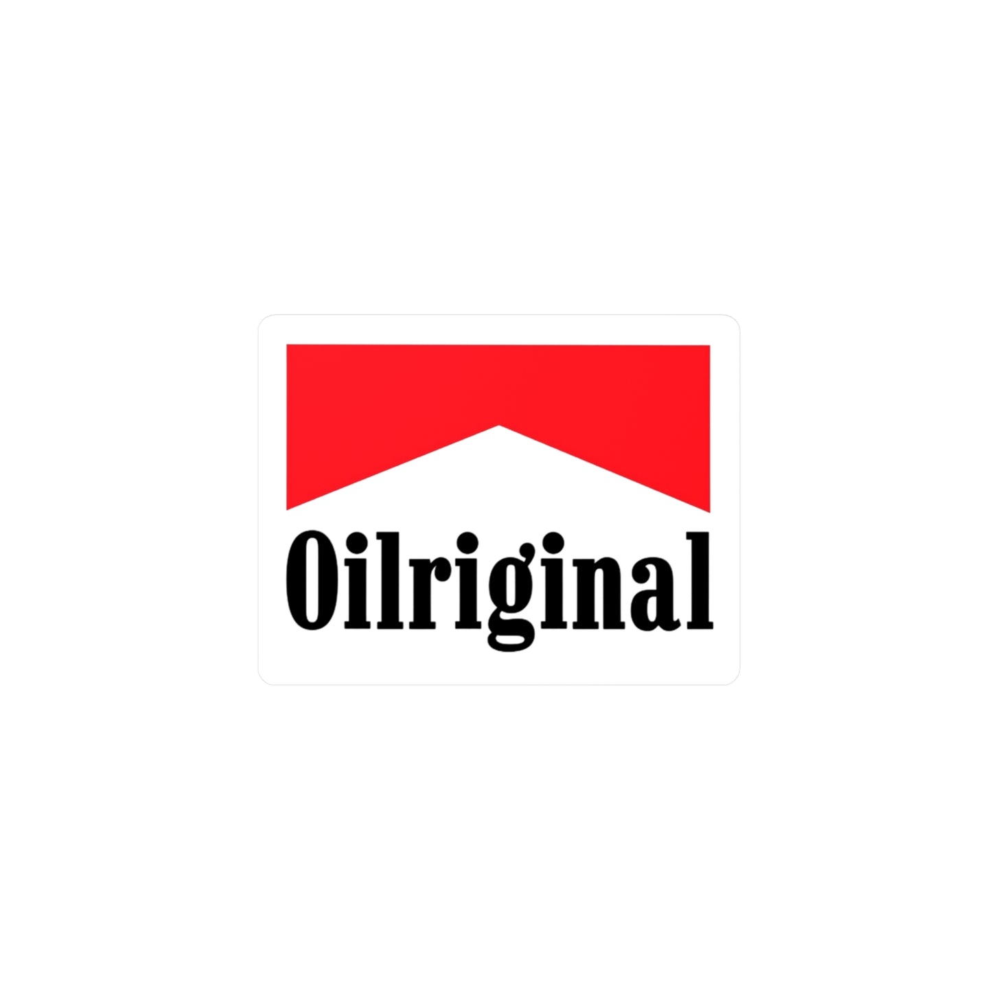 Oilriginal Malboro - Vinyl Decal