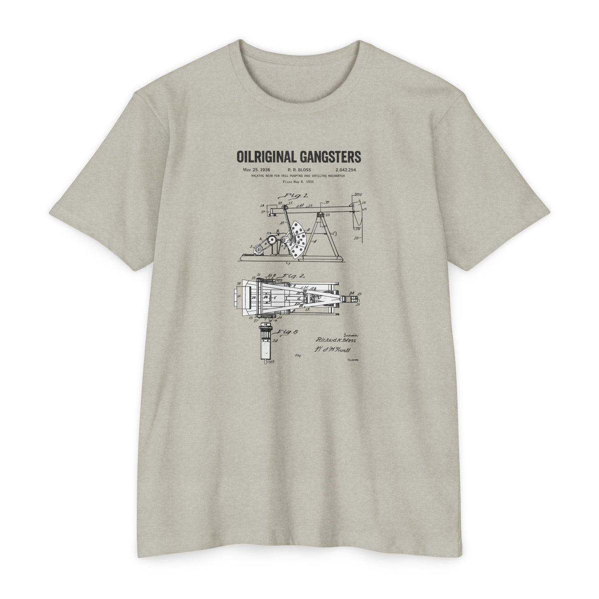 Oilriginal Gangsters Pump Jack Patent Diagram