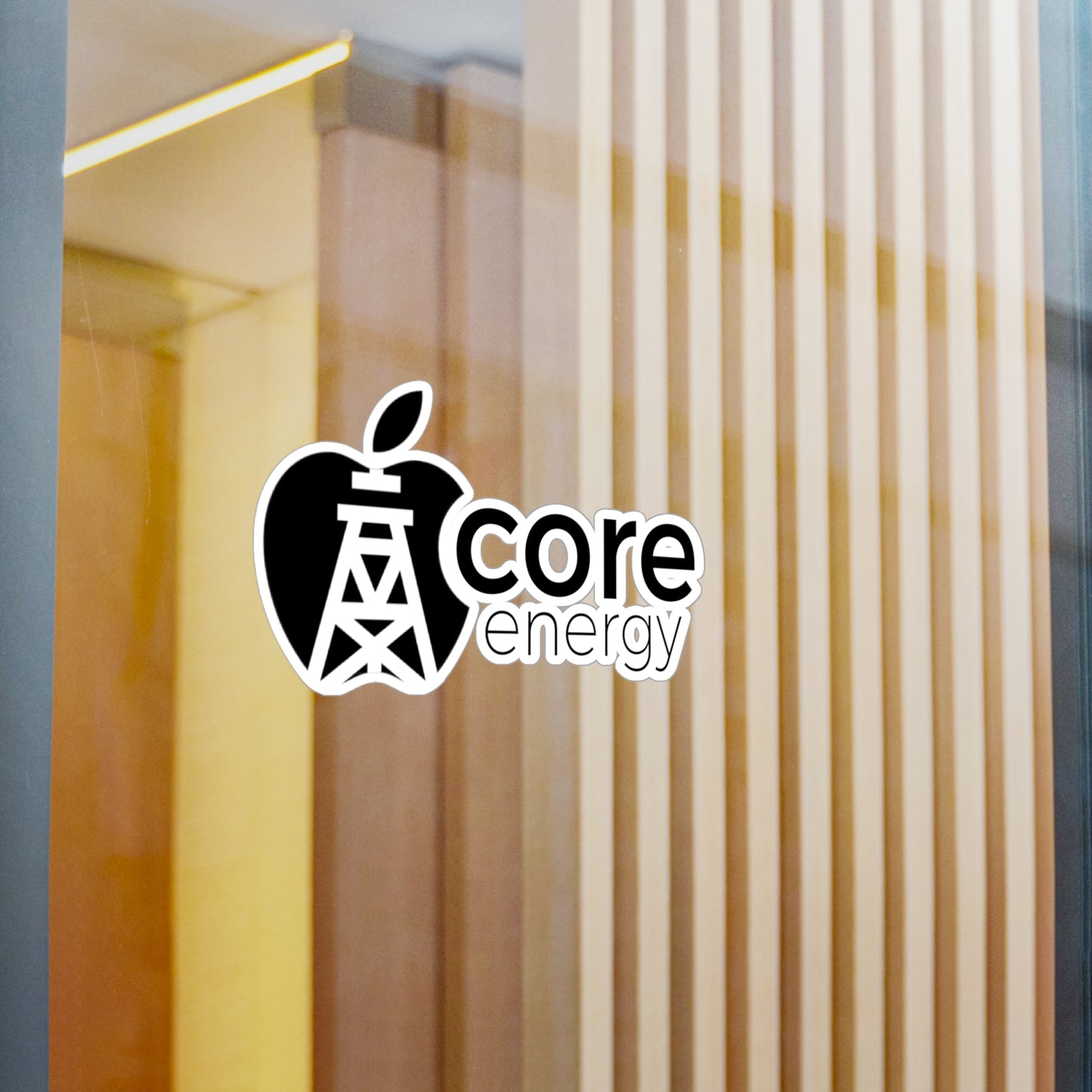 Apple Core Energy Logo Vinyl Sticker