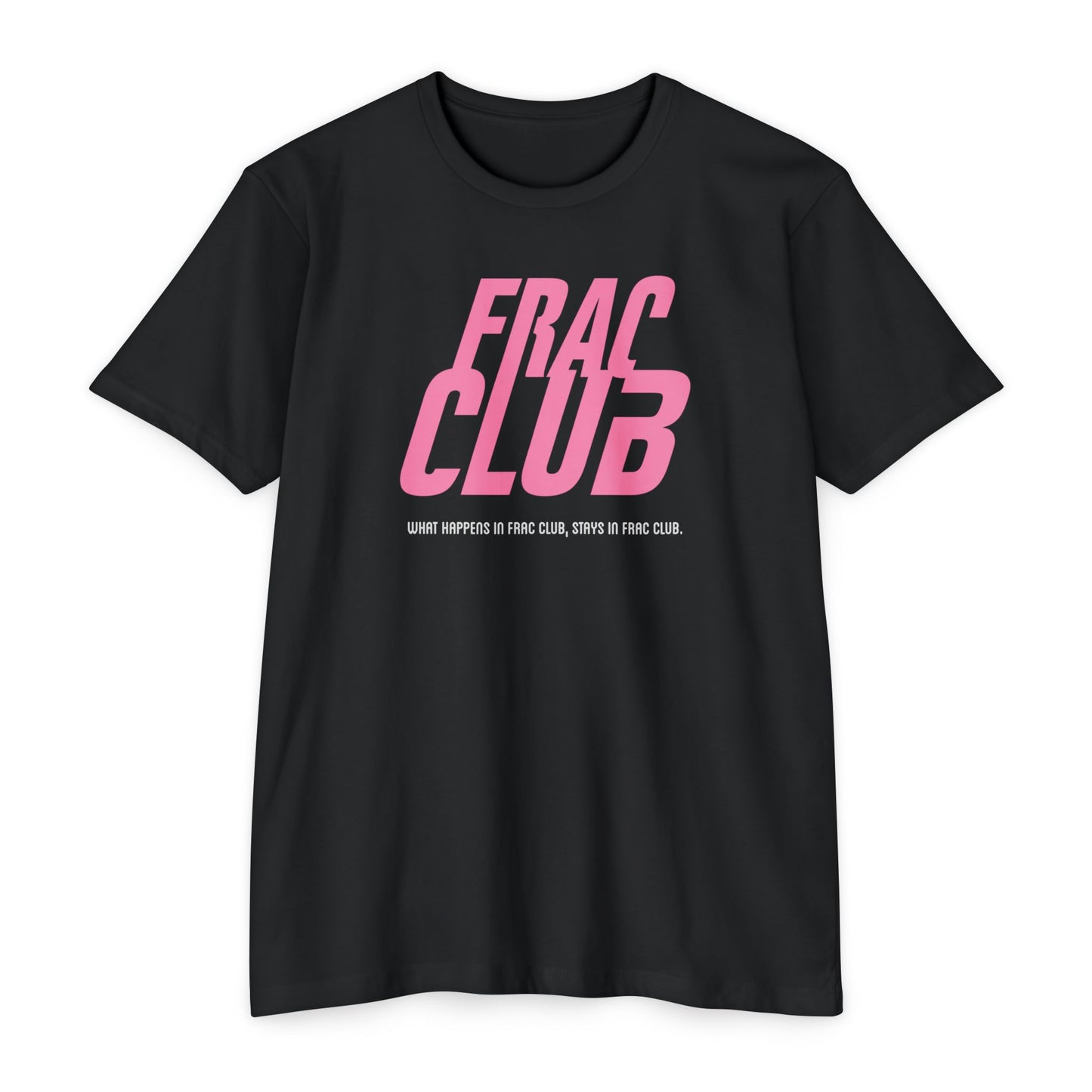 Frac Club T-Shirt — Retro Pink Logo