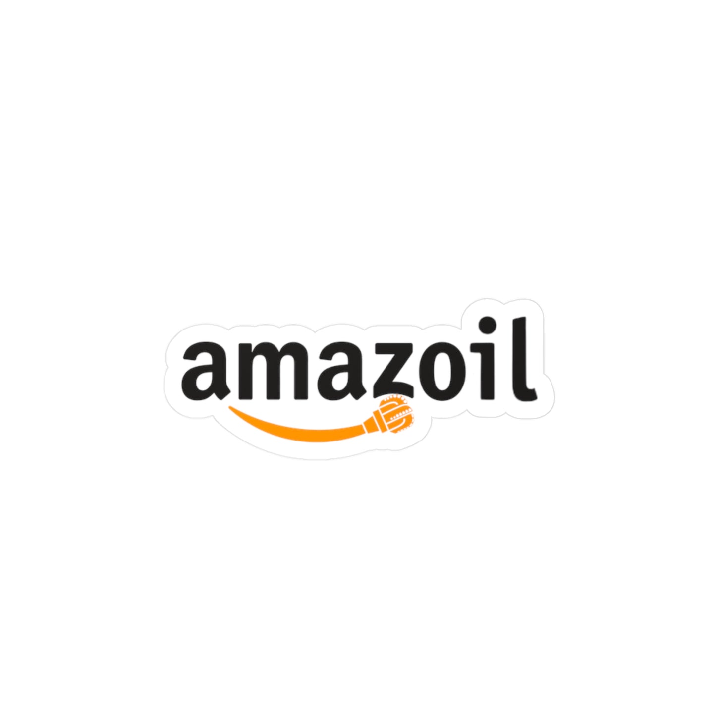 'amazoil' Logo Vinyl Sticker